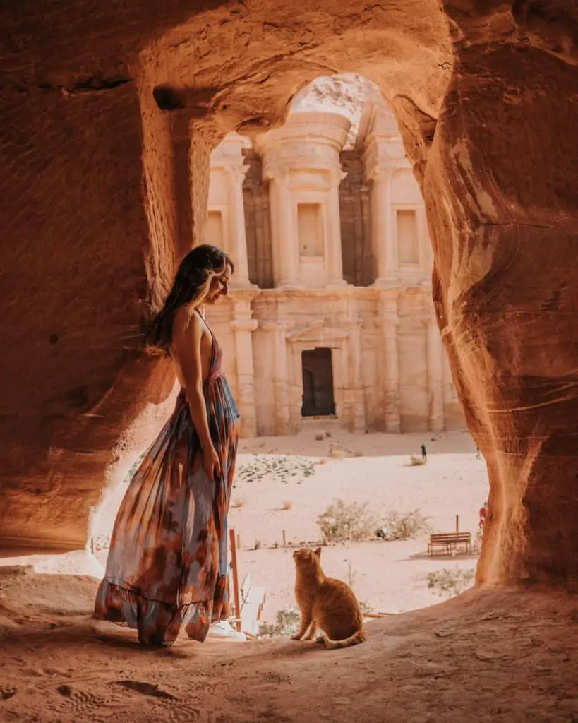 cave Petra monastery