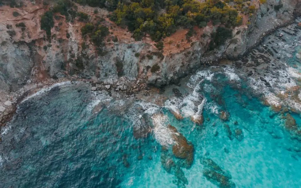 Półwysep Akamas z drona Cypr