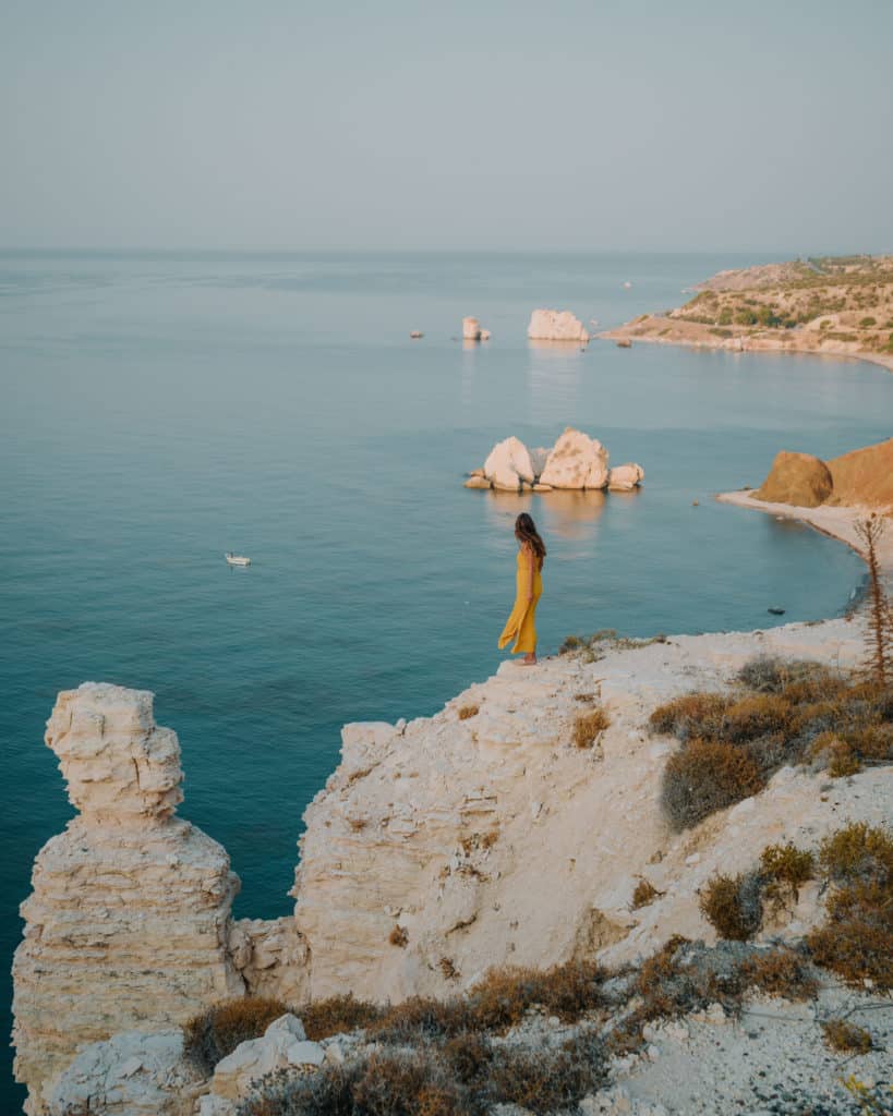 Cyprus coast Aphrodite's Rock Cyprus guide