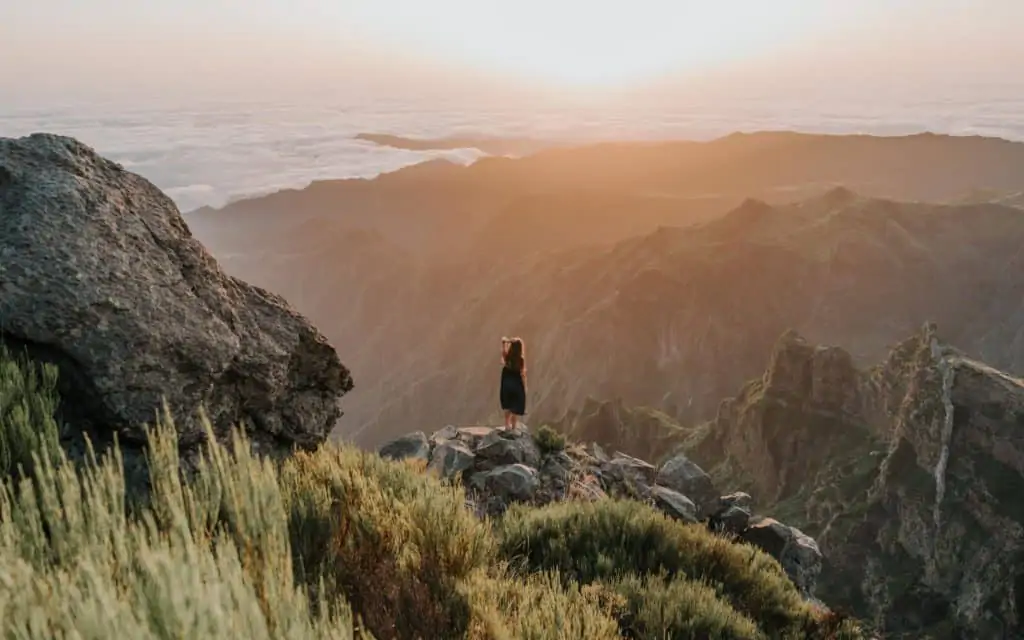 Pico Arieiro sunrise spot portugalia