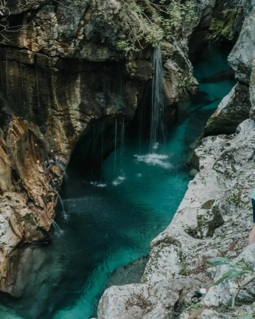 kanion rzeki Soca Słowenia