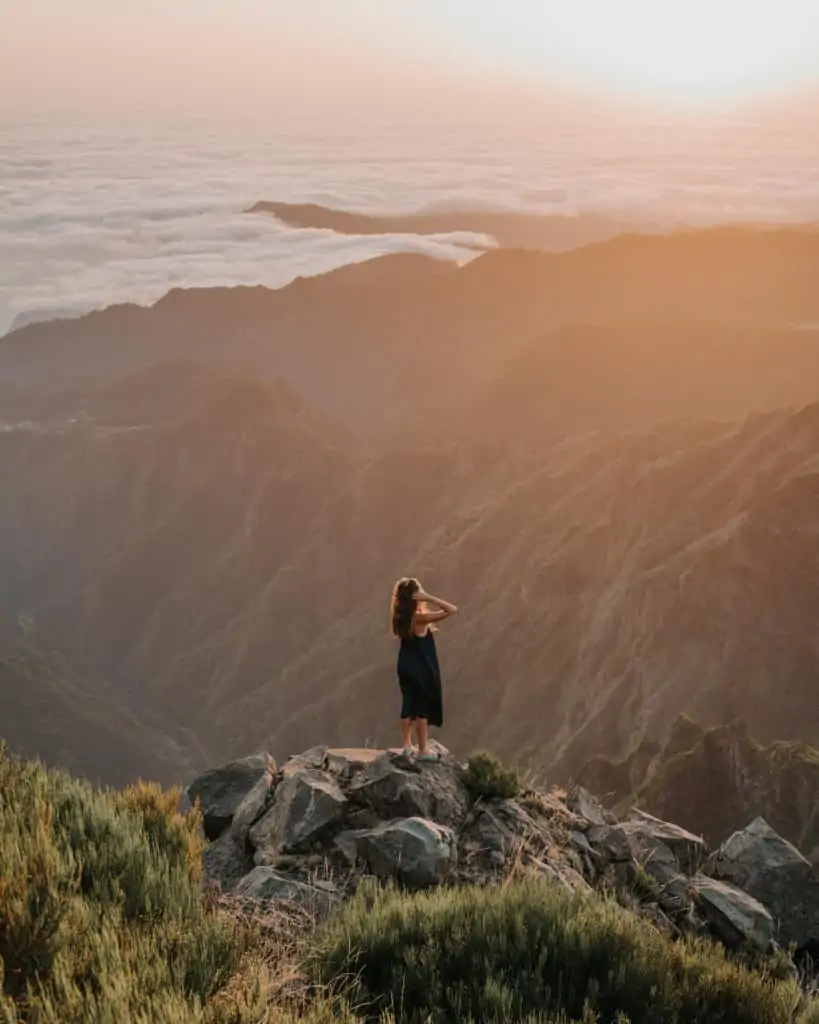 sunrise on Pico Arieiro Madeira