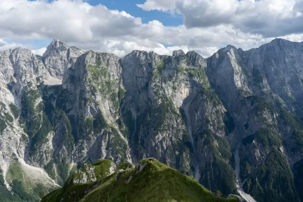 Mangart widok na góry Słowenia co zobaczyć