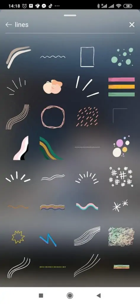 lines best functional stickers for instagram stories lines