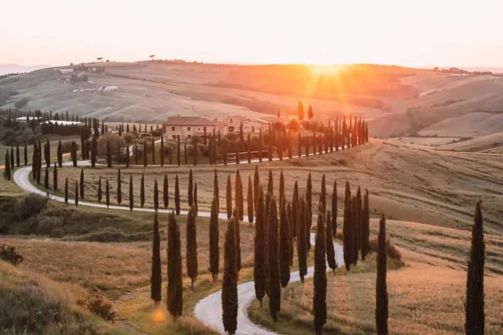 agroturismo baccoleno best sunset spot in Tuscany
