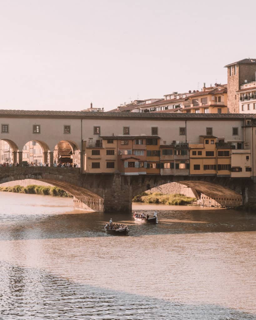 Ponte vecchio florencja toskania przewodnik włochy