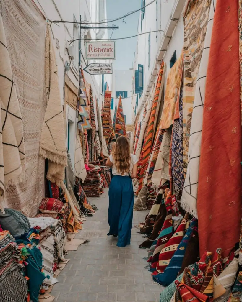 uliczka Essaouira Maroko przewodnik