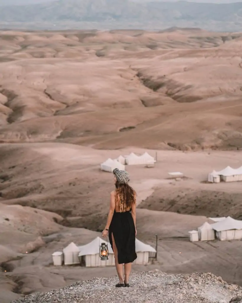 zachód słońca agafay pustynia maroko