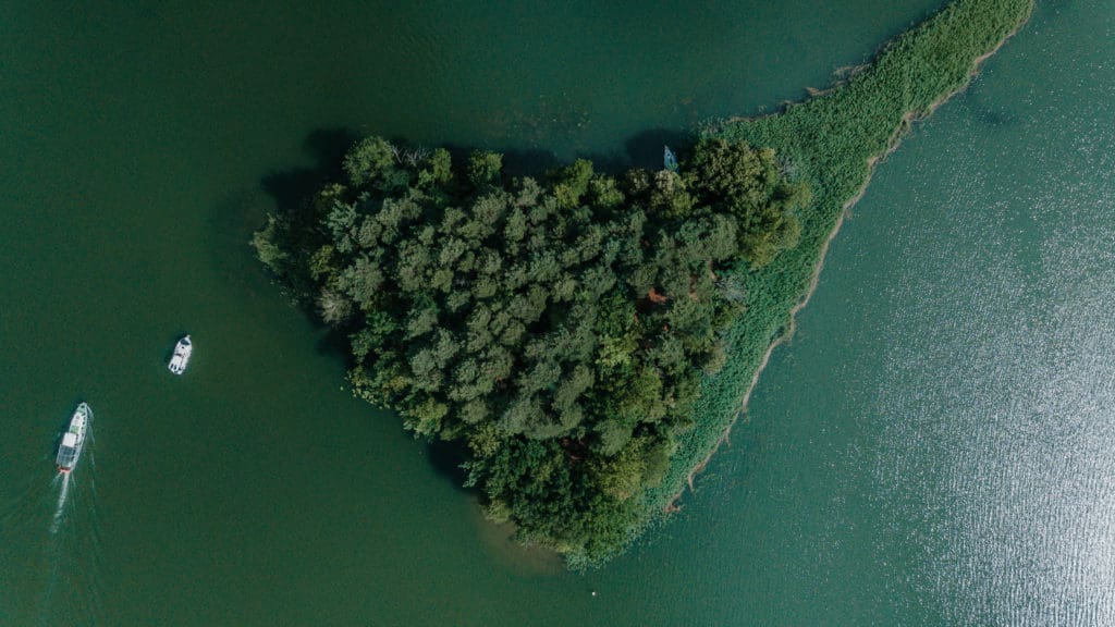 jezioro nidzkie z drona mazury