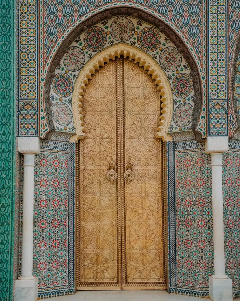 fez royal palace maroko najładniejsze drzwi w Fez