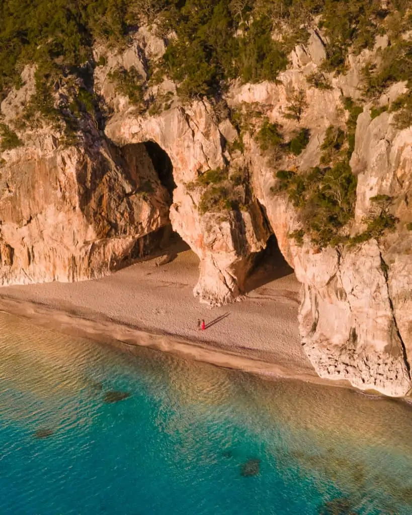 caves cala luna best beaches on sardinia