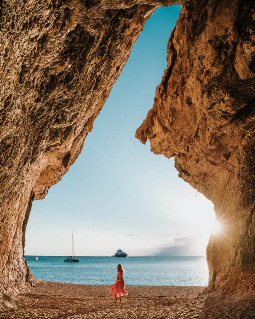 cala luna sunrise sardinia best beaches