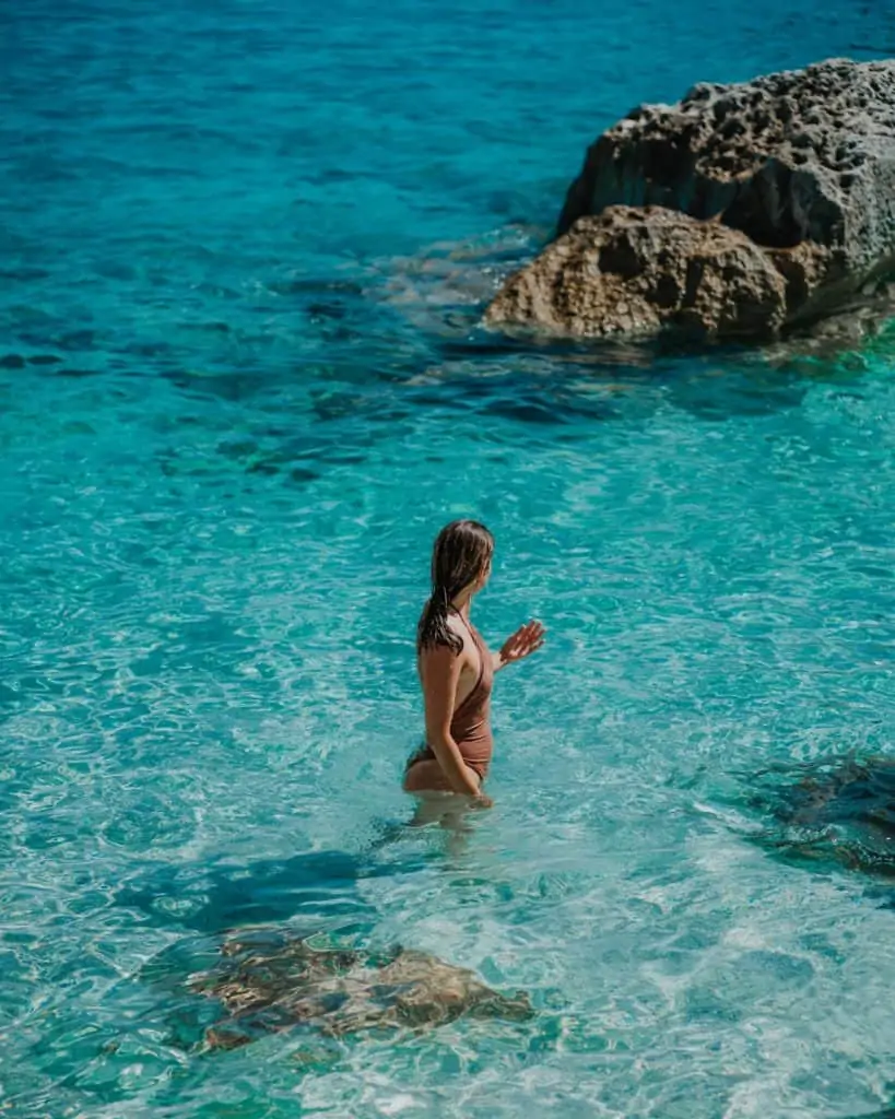 clearest water on sardinia cala goloritze