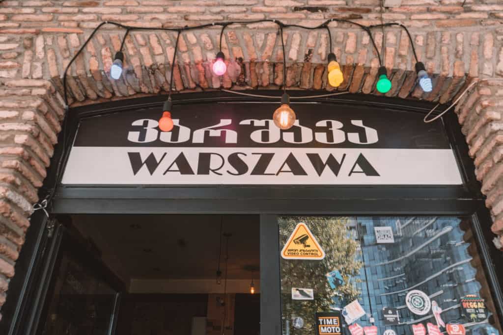 bar warszawa co zobaczyć w tbilisi