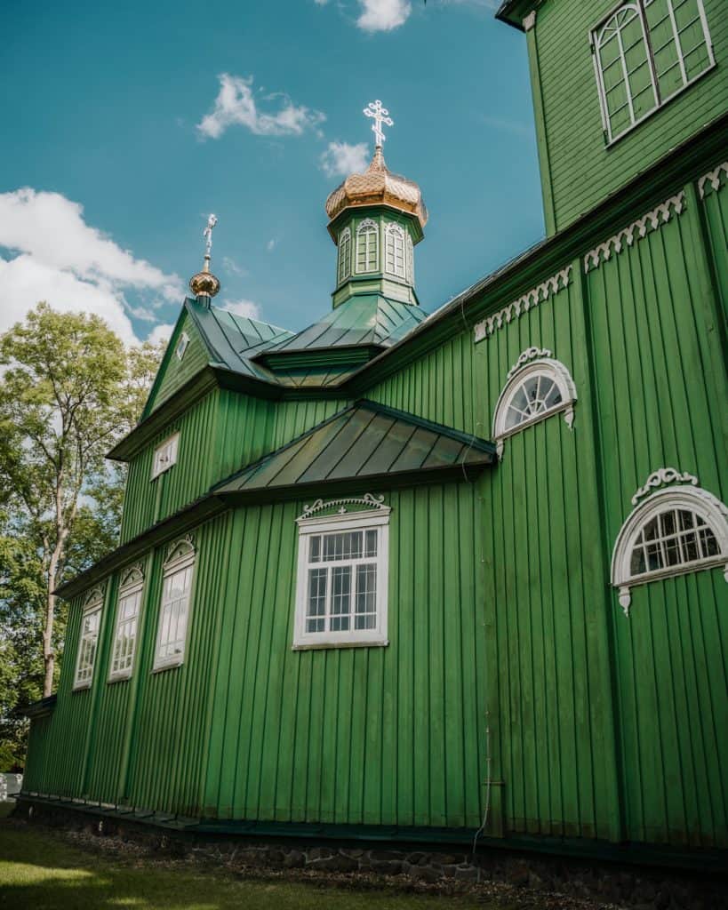 zielona cerkiew trześcianka podlasie
